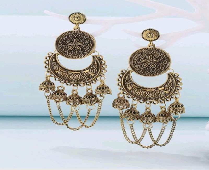 Jhumka Chandelier Earrings