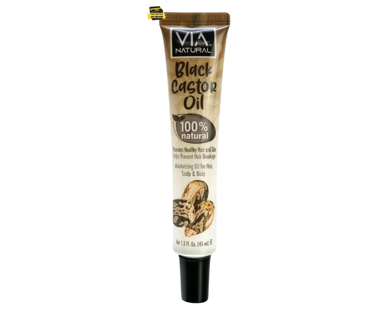 Via Natural Black Castor Oil 100% Natural