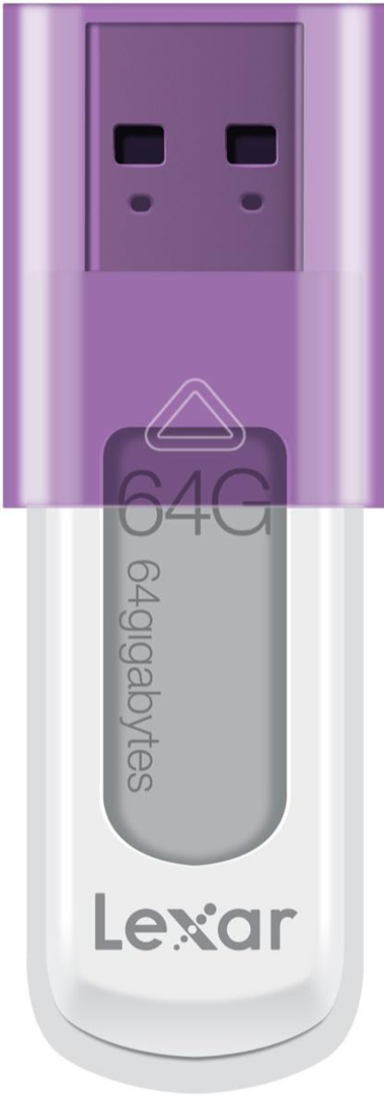 Lexar JumpDrive S50 64GB USB 2.0 Flash Drive, LJDS50-64GABNL