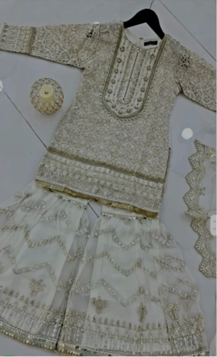 3 piece Gharara suit