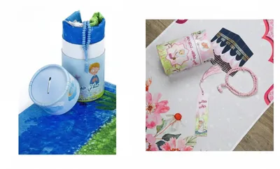 Premium Kids Prayer Gift Set with Prayer Mat, Tasbih & Money Box Container - Islamic Gift for Boys & Girls