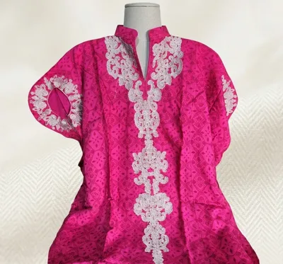 Girls’ Rose Cotton Embroidered Set (Size 5Y)