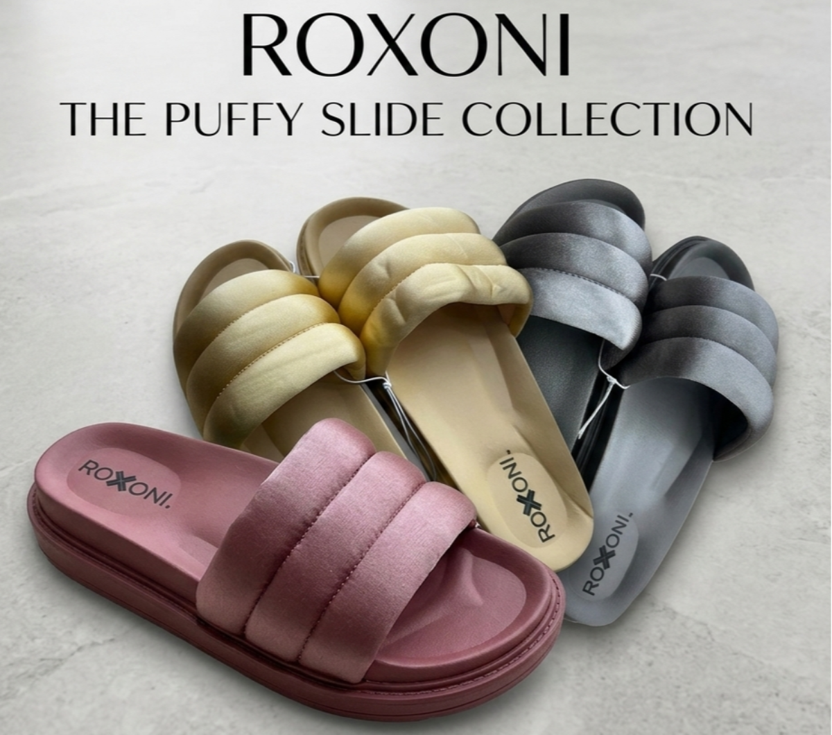 Roxoni Ultra-Puffy Cloud Slides
