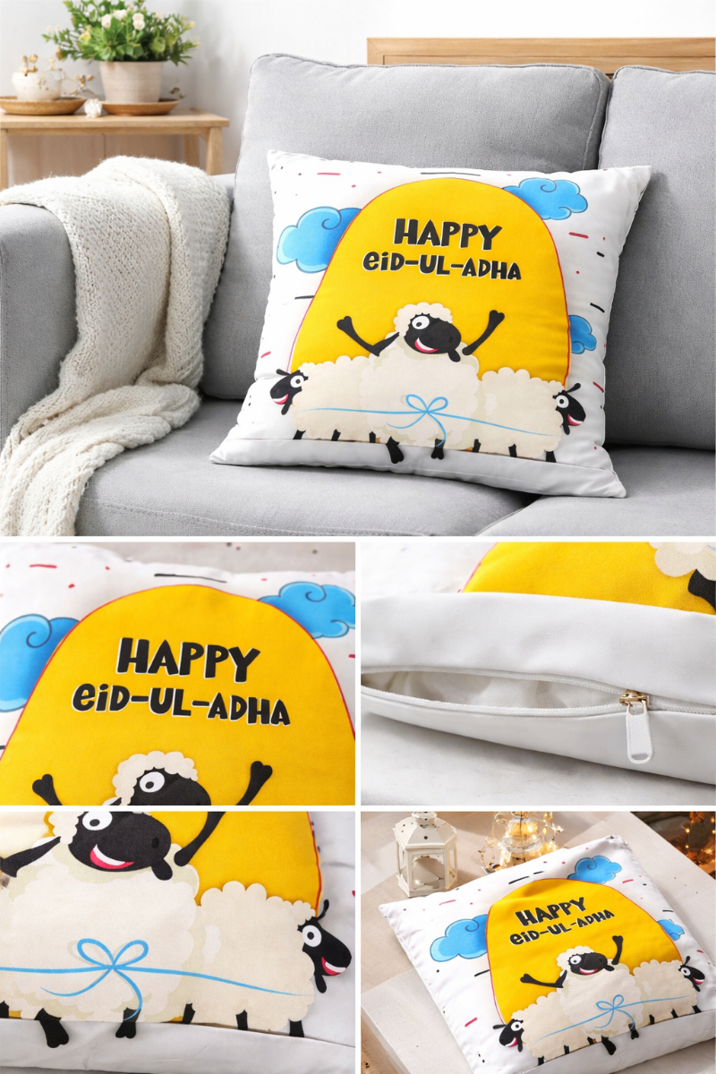 Happy Eid-ul-Adha Cushion Cover