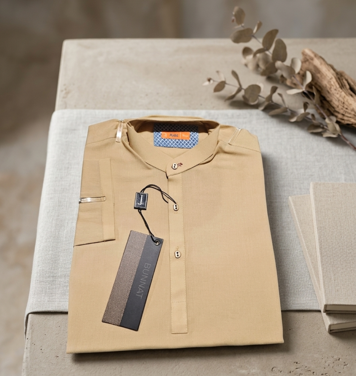 Kids' Premium Beige Kurta | Essential Formal Wear