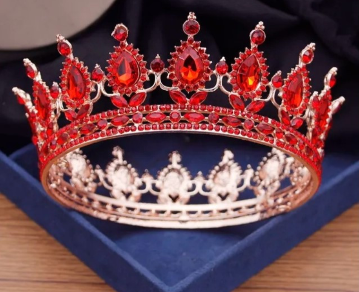 Royal Gold Tiara & Crown Set | Wedding & Birthday Majesty